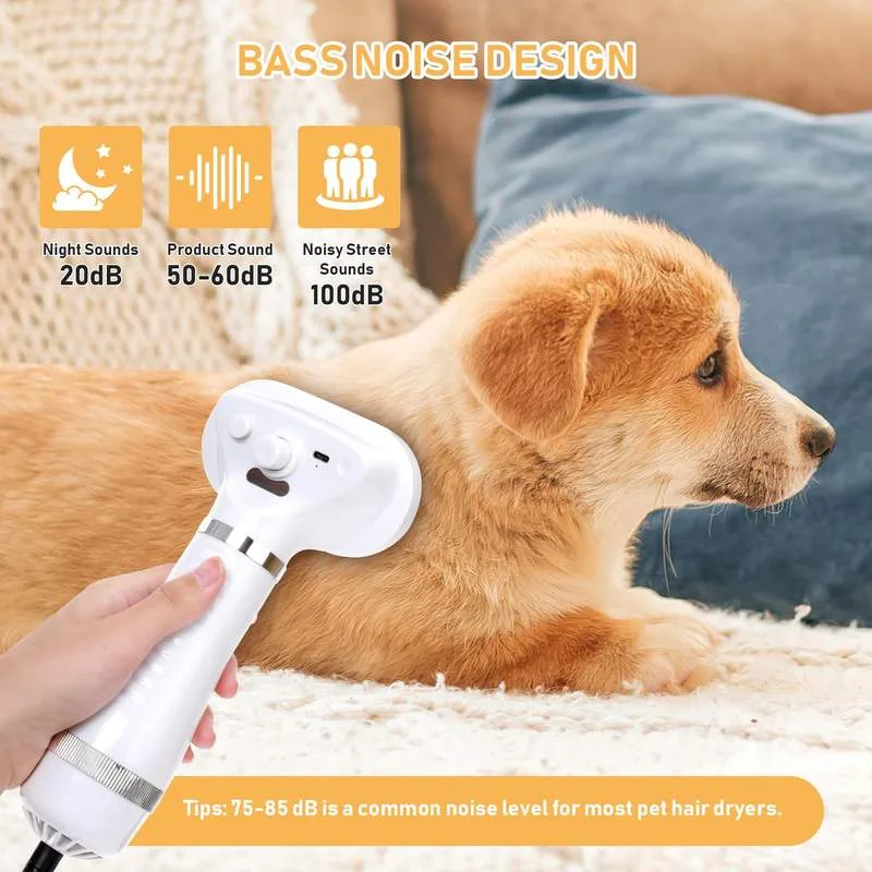 3 in 1 Rechargeable Pet Hair Steam Brush Deshedding Tool for Cats and Dogs