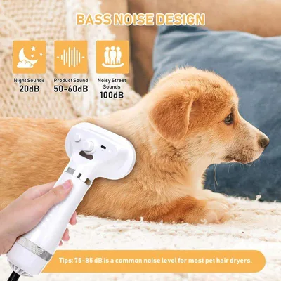 3 in 1 Rechargeable Pet Hair Steam Brush Deshedding Tool for Cats and Dogs