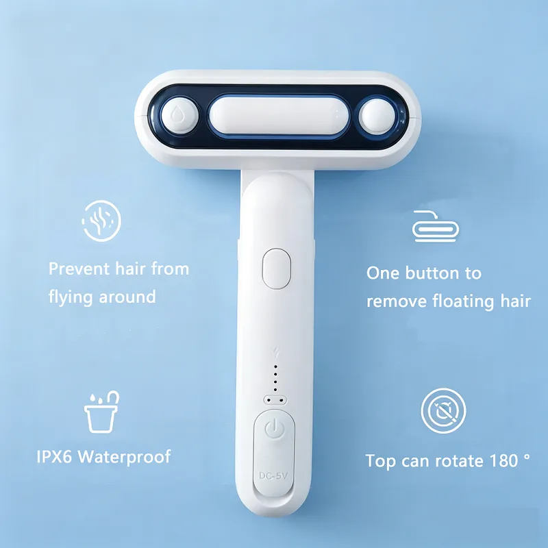 Self Cleaning Pet Grooming Kit Water Mist Spray Rechargeable Brush for Dogs Cats