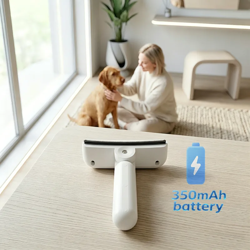 Self Cleaning Pet Grooming Kit Water Mist Spray Rechargeable Brush for Dogs Cats