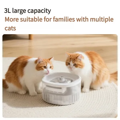 Automatic Cat Water Fountain Circulation Pet Water Dispenser Water Feeder