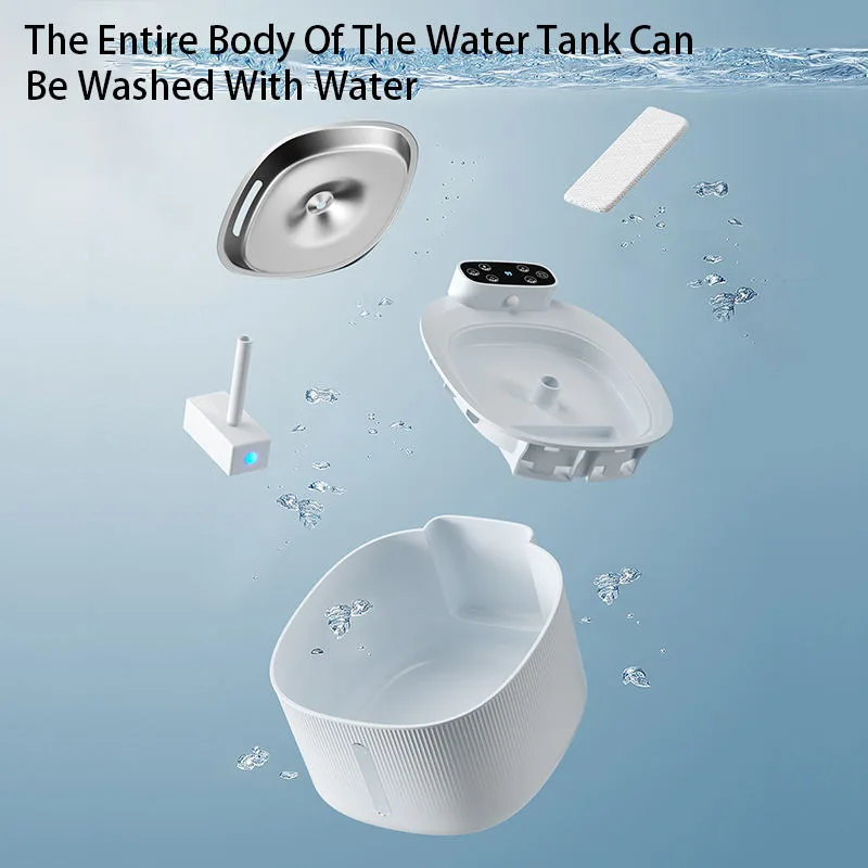 Large Capacity Smart Pet Drinking Fountain Automatic Cat Water Dispenser