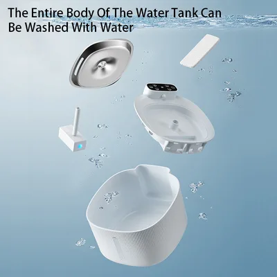Large Capacity Smart Pet Drinking Fountain Automatic Cat Water Dispenser