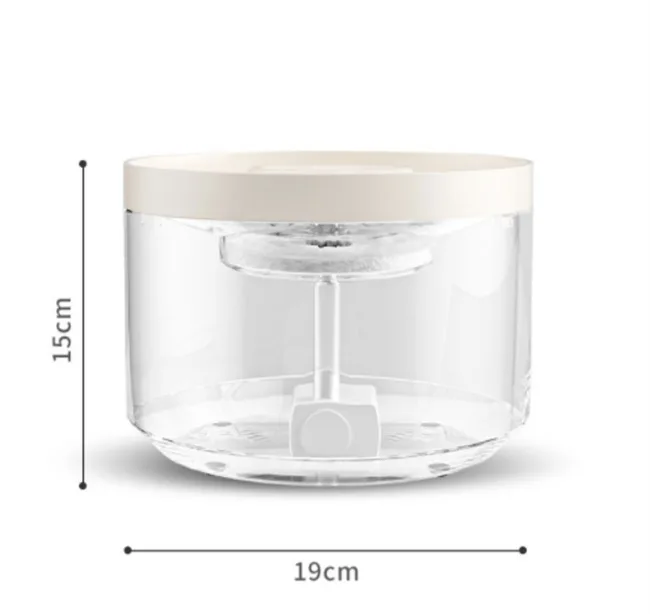 2.2L Pet Water Fountain Ultra-Quiet Automatic Carbon Filter Fresh Faucet - detail