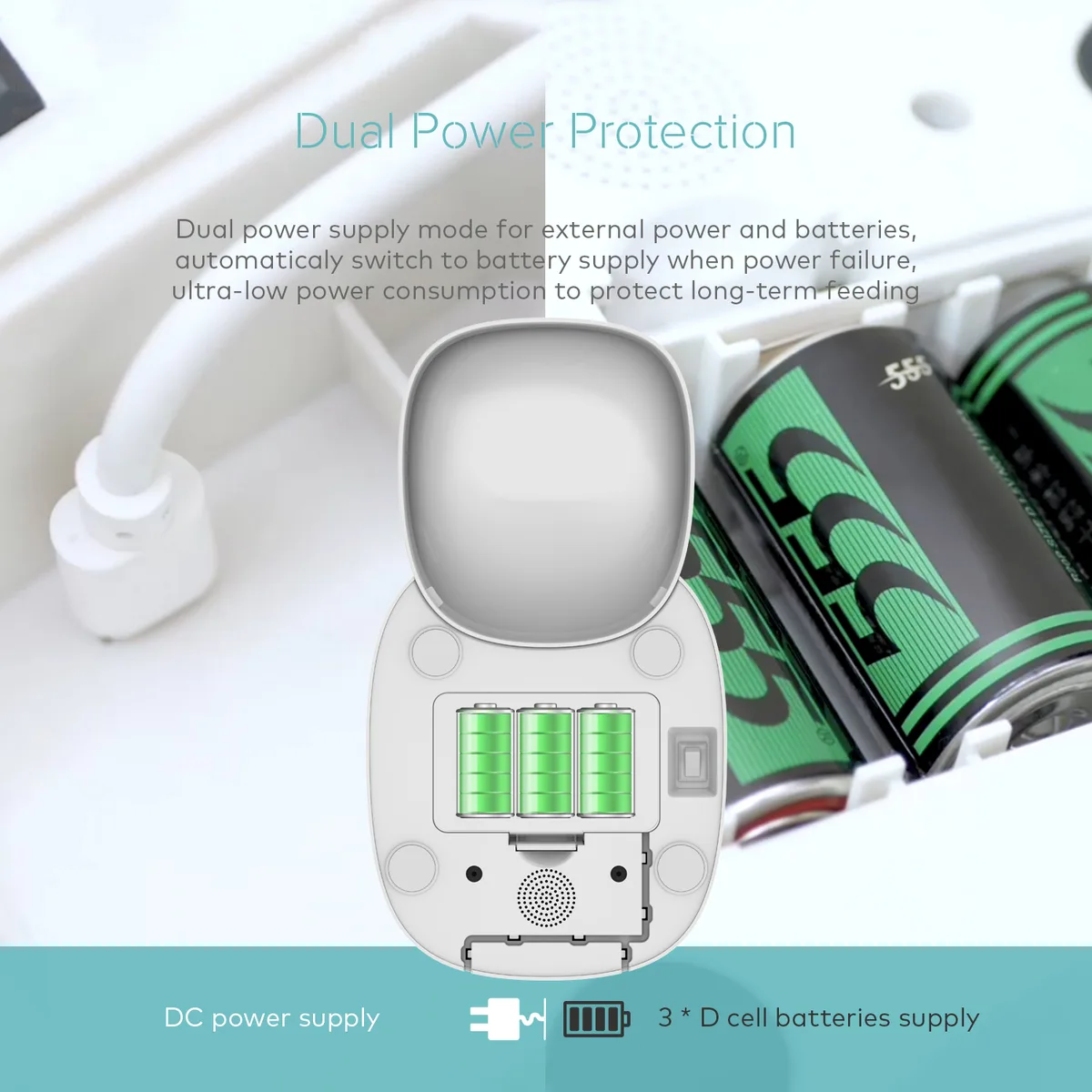 OEM Private Label Smart Pet Feeder 6L with Camera Remote Control Cat Dog - detail
