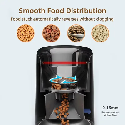 OEM Private Label Smart Pet Feeder 6L with Camera Remote Control Cat Dog