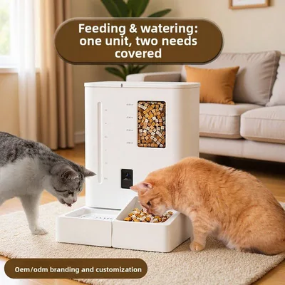 WiFi APP Control Automatic Smart Pet Feeder Food Dispenser with Camera