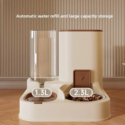 Automatic Pet Feeder and Water Fountain All-in-One for Cats Dogs Wholesale