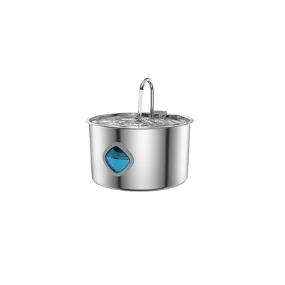 3.2L All-Stainless Steel Pet Water Dispenser Automatic Cat Dog Drinking Fountain