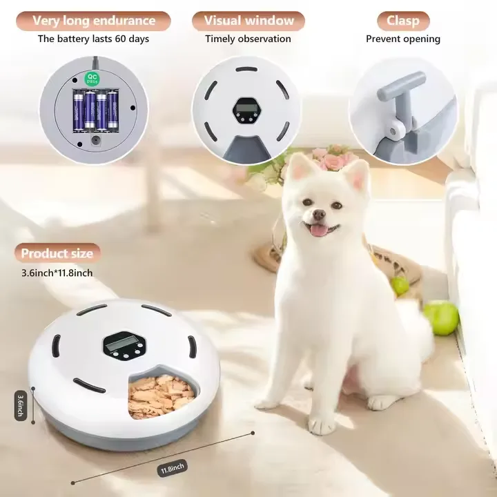 Smart Automatic Wet Pet Feeder with Timer Fresh Keeping for Cats and Dogs - detail