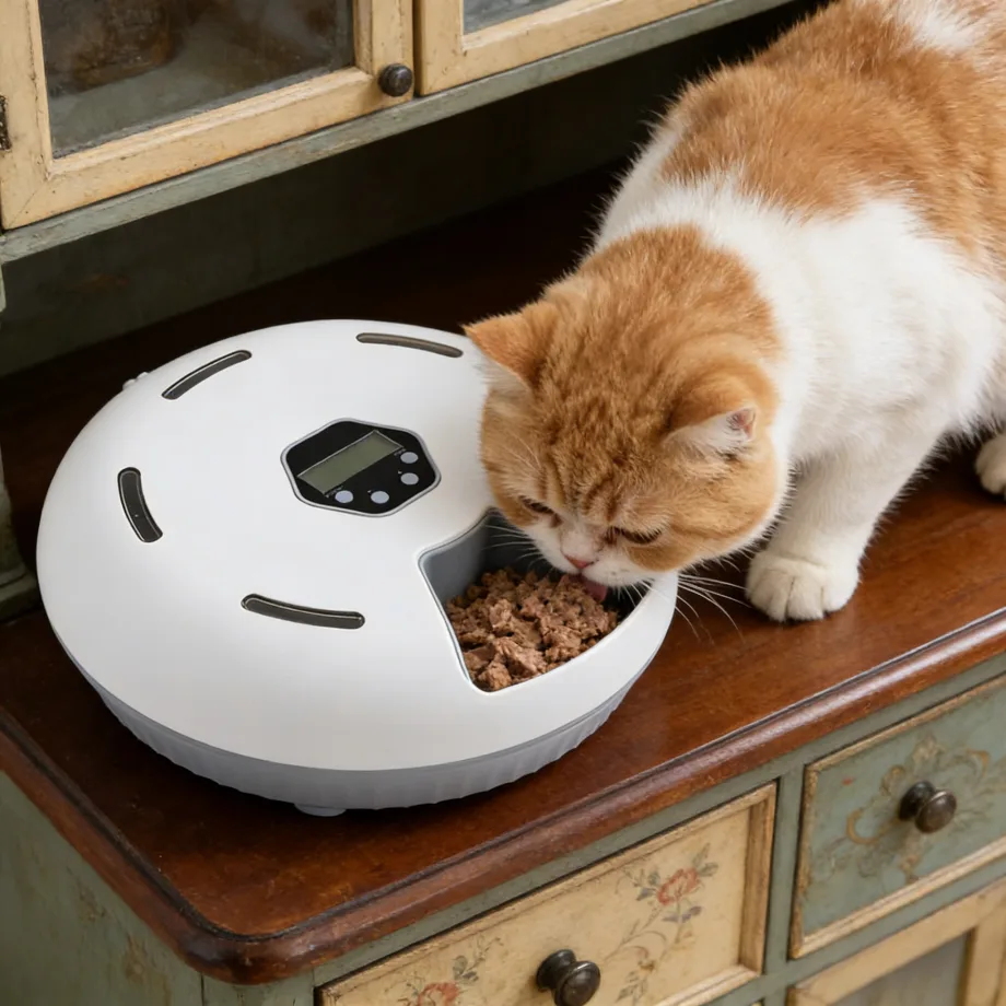 Smart Automatic Wet Pet Feeder with Timer Fresh Keeping for Cats and Dogs