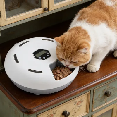 Smart Automatic Wet Pet Feeder with Timer Fresh Keeping for Cats and Dogs