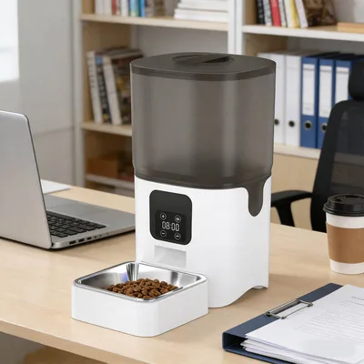 6L Smart Pet Feeder APP Control Timed Portion Automatic Cat Dog Food Dispenser