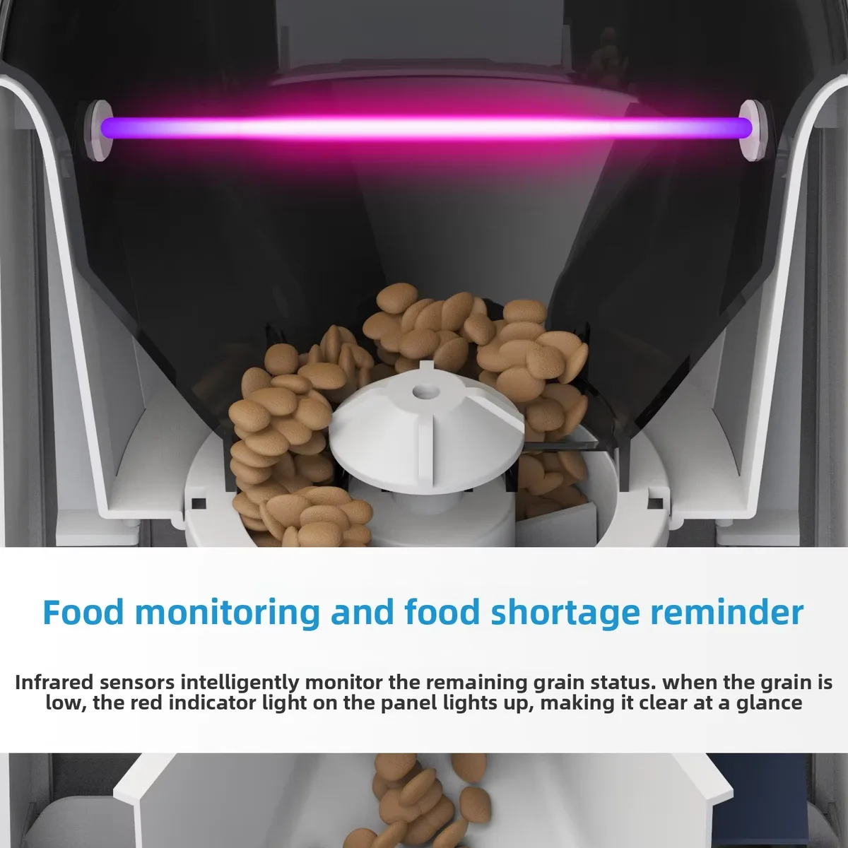 Automatic Pet Feeder 6L Timed Quantitative Adapter Powered for Dogs Cats - detail