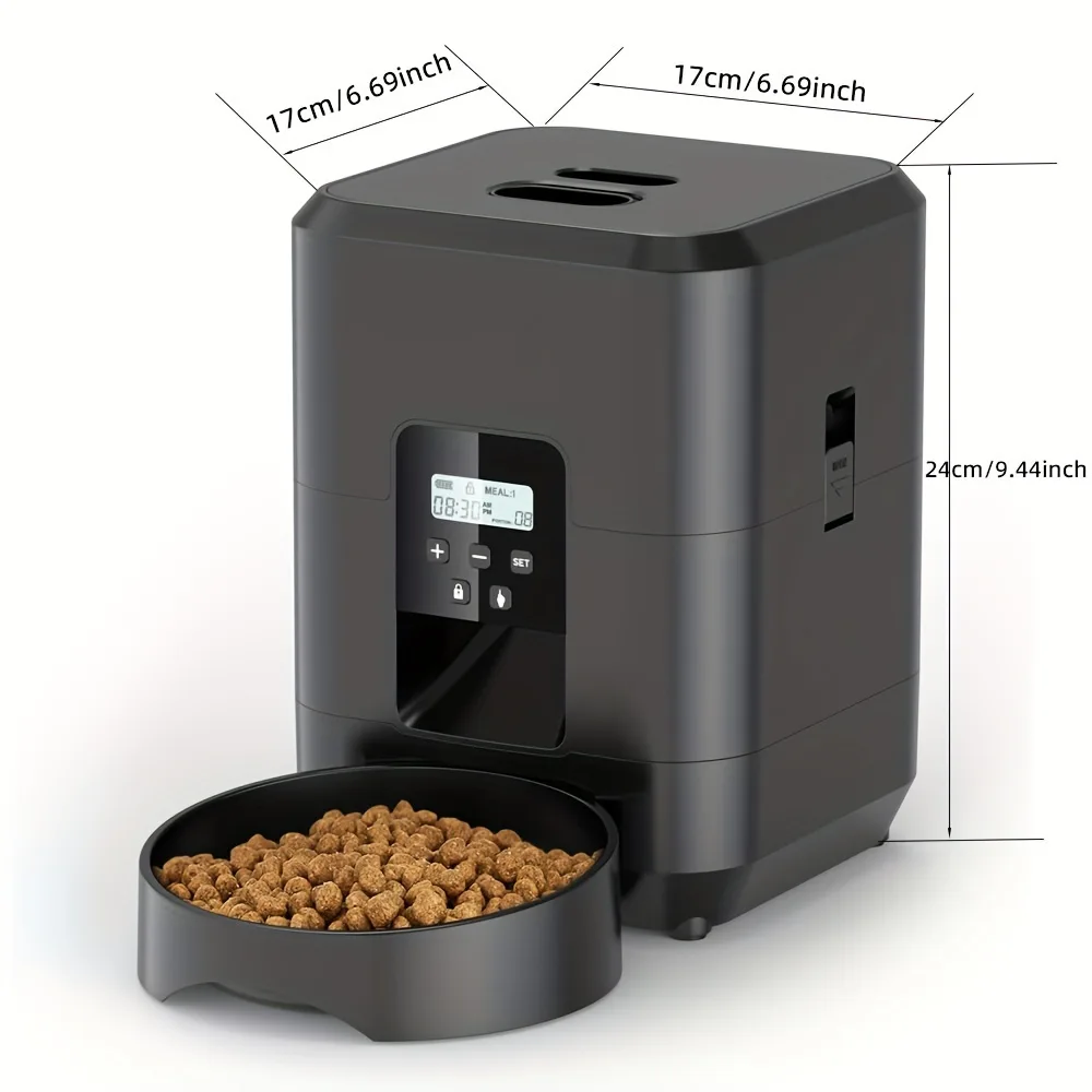 2L Smart Cat Feeder Automatic Dog Dry Food Dispenser Timed APP Control - detail