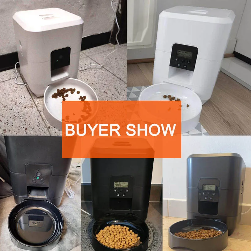 2L Smart Cat Feeder Automatic Dog Dry Food Dispenser Timed APP Control