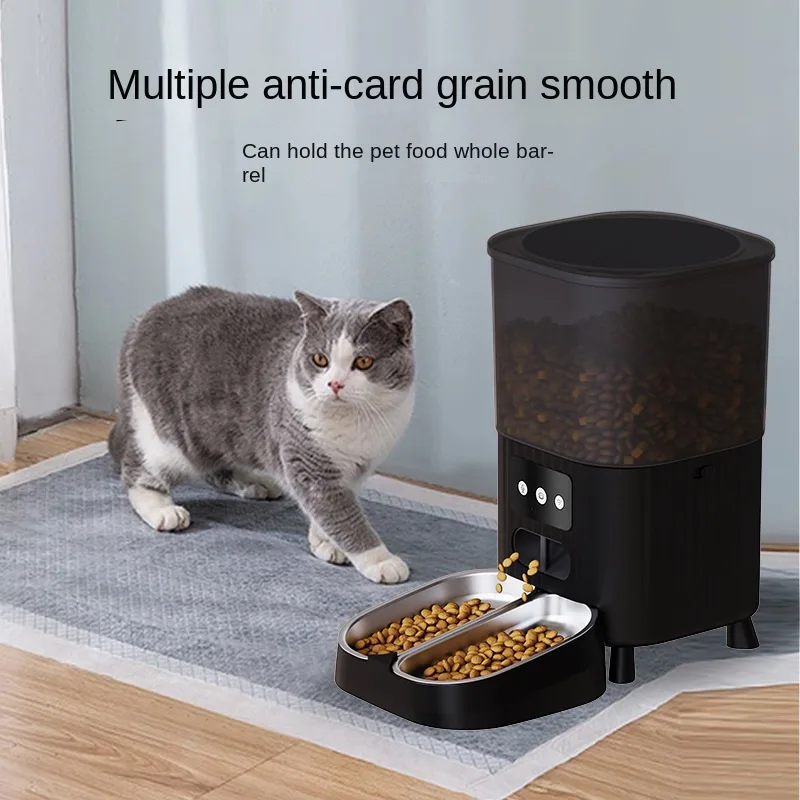 OEM 4.5L Automatic Pet Feeder with Camera WIFI APP Voice Smart Feeder - detail