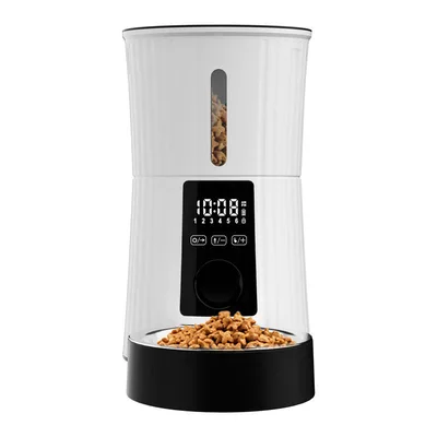 Automatic Pet Feeder Triple Preservation Stainless Steel Bowl Dog Dry Food