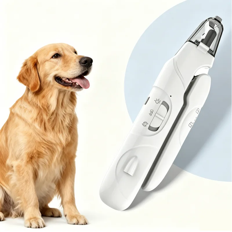 2-in-1 Rechargeable Automatic Pet Nail Grinder Eco-Friendly Grooming Tool - detail