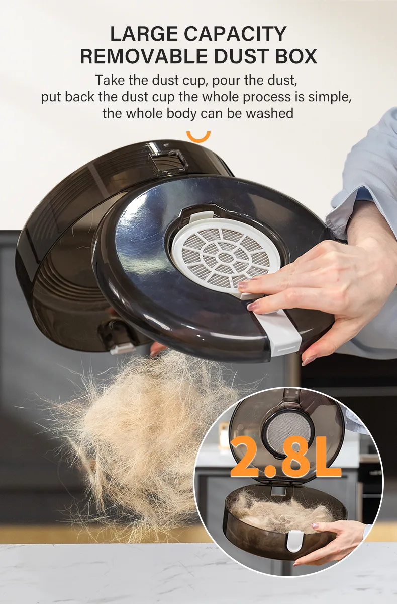 Professional Pet Grooming Kit Fur Remover Hair Brush Dryer Vacuum for Dogs Cats - detail