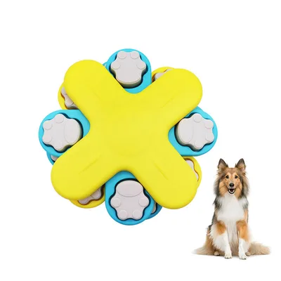 Interactive Dog Treat Dispenser Puzzle Toy Slow Feeder IQ Training