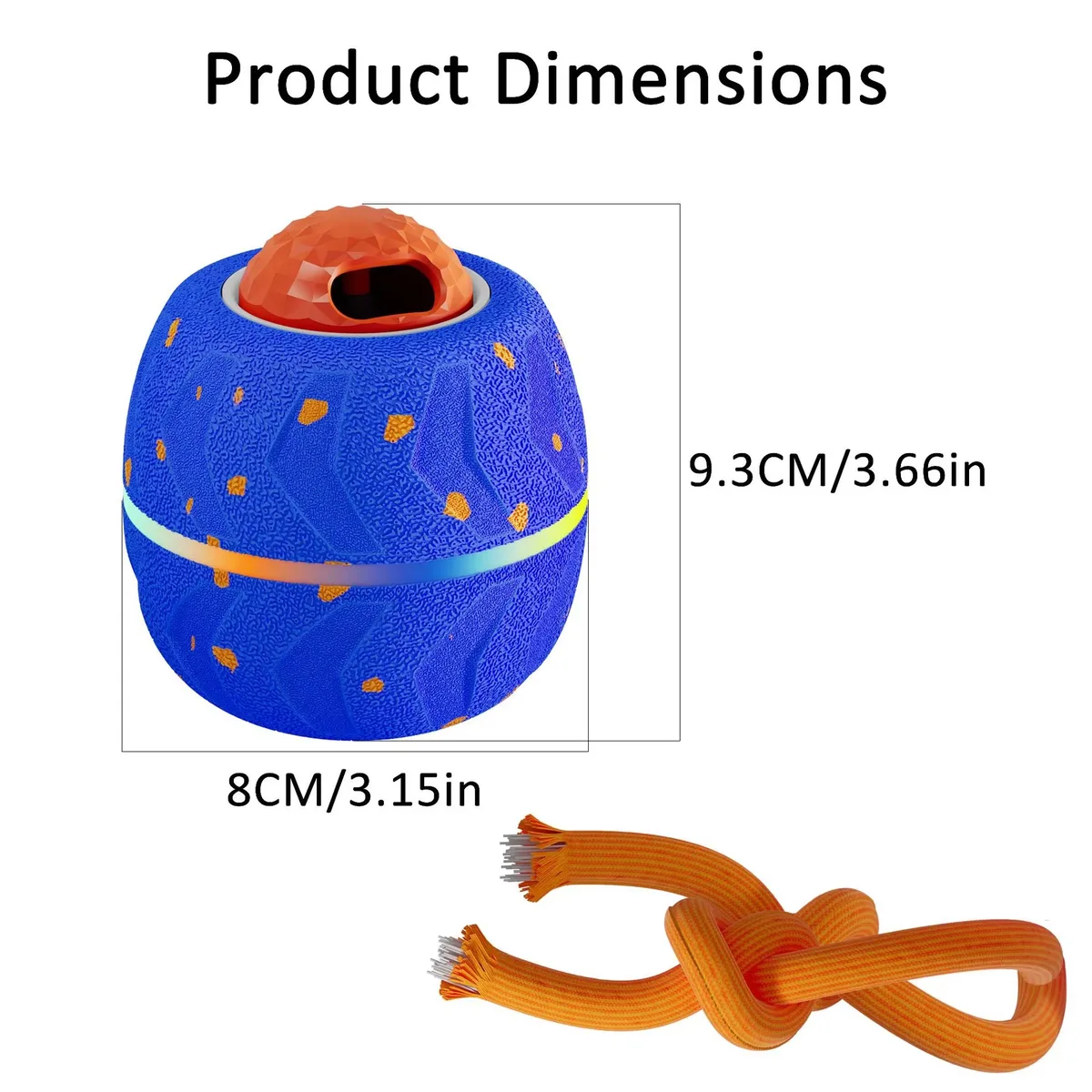 Automatic Moving Bouncing Dog Ball Toy Self-Amusing Smart Interactive Chew - detail