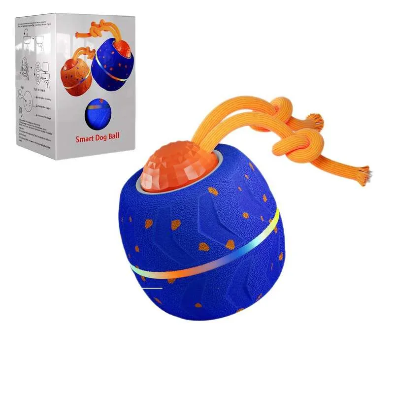 Automatic Moving Bouncing Dog Ball Toy Self-Amusing Smart Interactive Chew