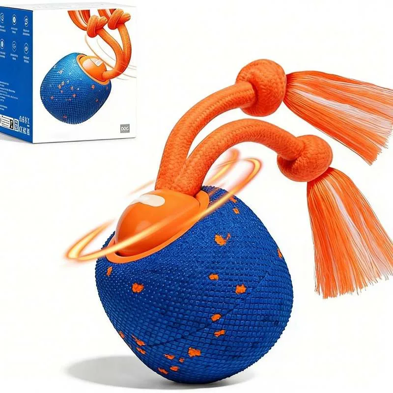 Automatic Moving Bouncing Dog Ball Toy Self-Amusing Smart Interactive Chew