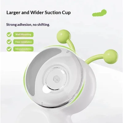 Automatic Whack A Mole Cat Feather Toy Electric Fluffy Tail Hunting Teaser