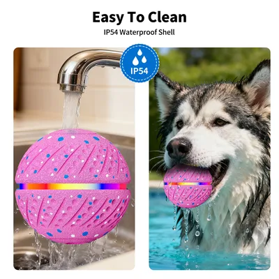 Smart Pet Toy Rolling Ball Motion Activated Rechargeable ETPU with Remote