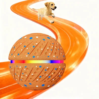 Smart Pet Toy Rolling Ball Motion Activated Rechargeable ETPU with Remote