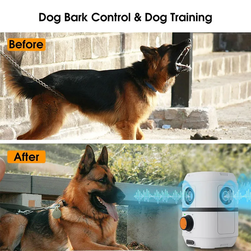 Ultrasonic Dog Repeller Triple Ultrasonic Waterproof Rechargeable Bark Control - detail