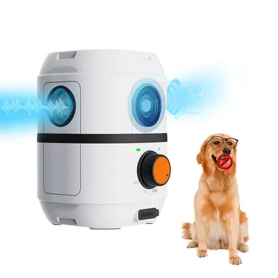 Ultrasonic Dog Repeller Triple Ultrasonic Waterproof Rechargeable Bark Control