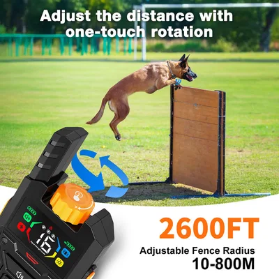 IPX6 Waterproof Dog Training Collar Smart Remote Control with LED Light