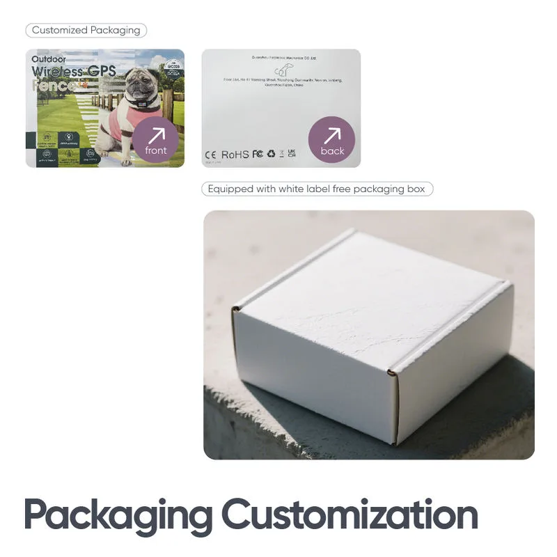 IP67 Waterproof Dog Training Collar 1600ft Range Anti-Barking Rechargeable